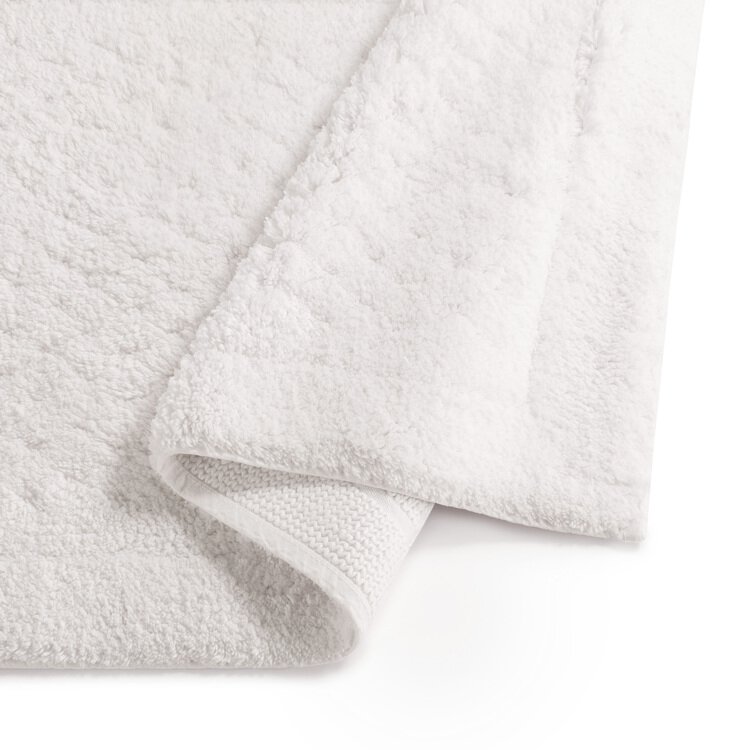Descamps Tapis Bain Épais Blanc Pur