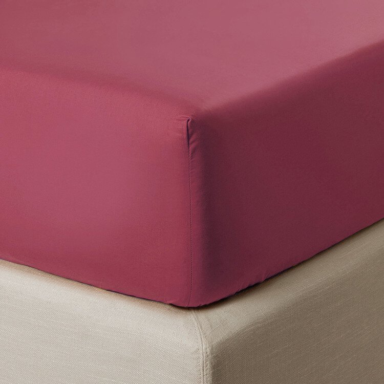 Drap housse Unis Satin Pivoine