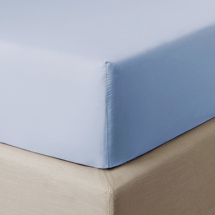 Drap Housse Coton Soyeux Aigue-Marine