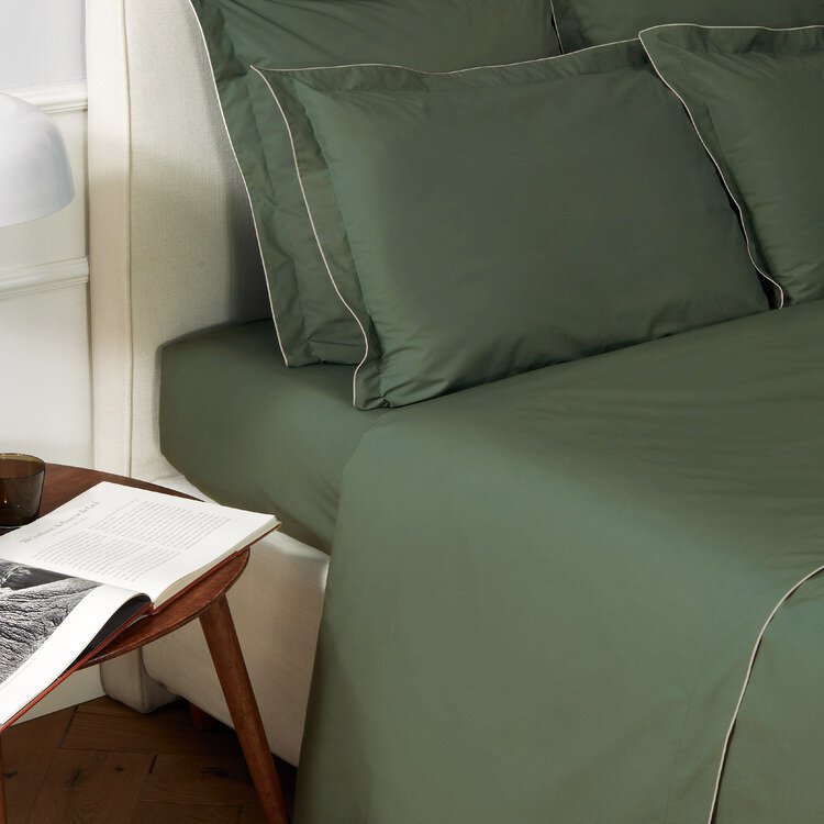 Drap Plat Unis Percale 94 Fils Fougere