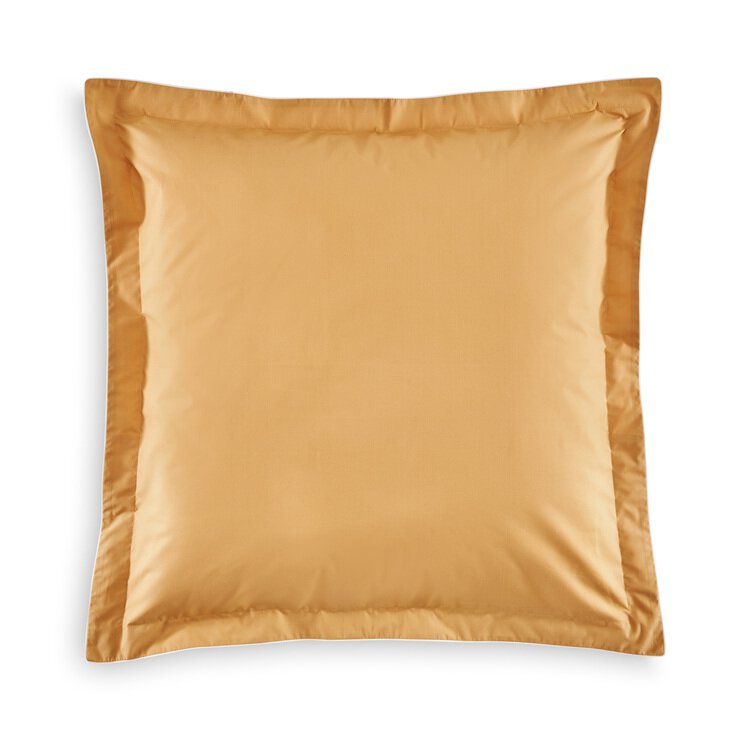 Taie d'oreiller UNIS PERCALE 94 FILS HAVANE