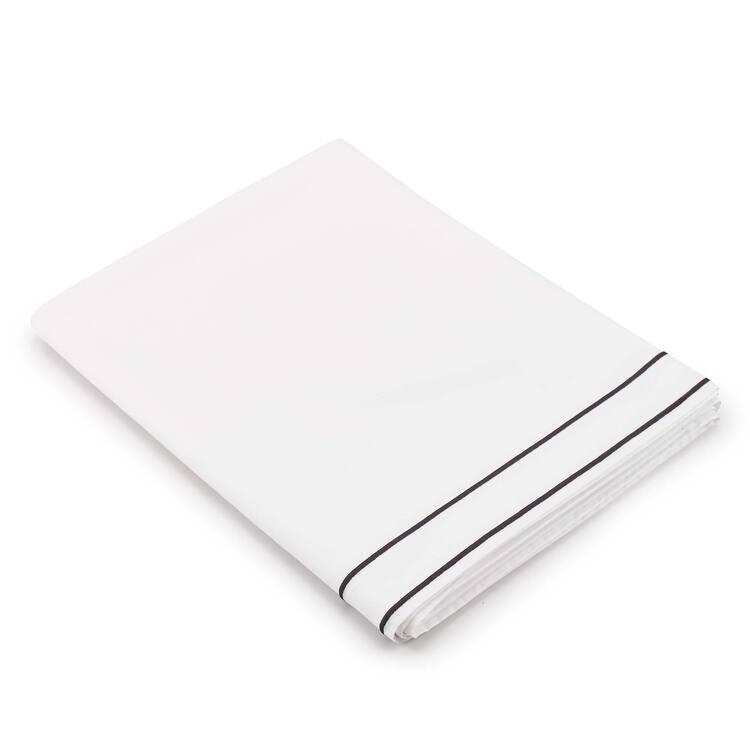 Drap plat Closerie Noir